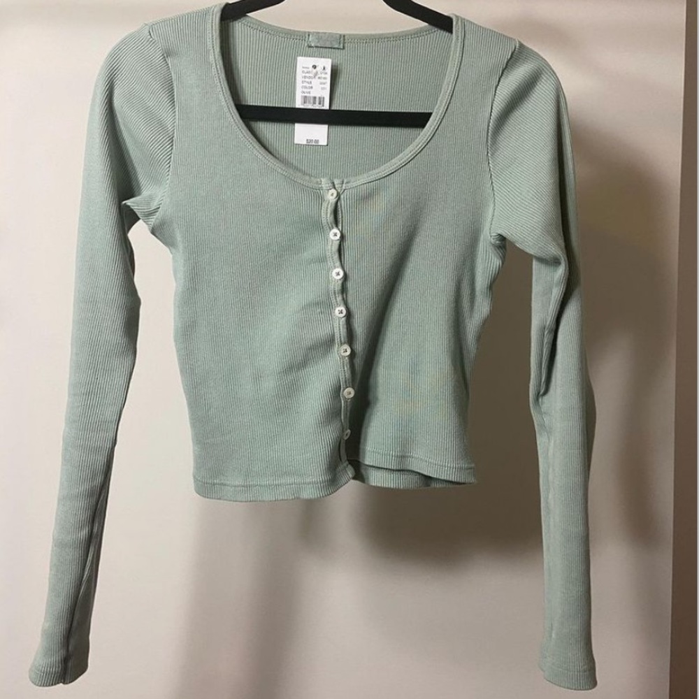 John Glat Green Long Sleeve Zelly